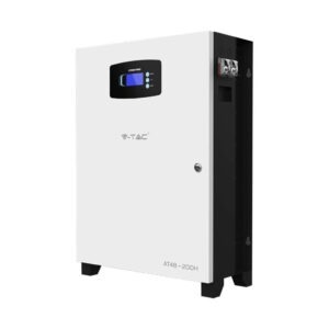 10,24kWh V-TAC baterija litij-železo-fosfat (LiFePO4) integriran BMS za fotovoltaične pretvornike (51,2V 200Ah) SKU11447