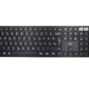 Tipkovnica Ewent Multi-connect Wireless, Bluetooth, USB, SLO