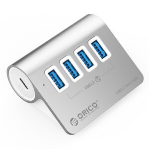 USB-C hub s 4 vhodi, 4x USB-A 3.2 Gen1, 5Gbps, ALU, ORICO M3U4-05