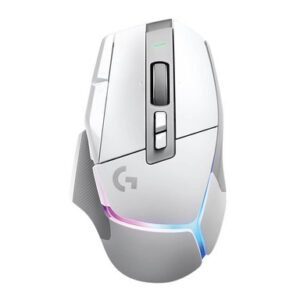 Miška Logitech G502 X PLUS, Wireless, RGB, bela, Premium