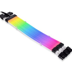 Kabel Lian Li Strimer Plus V2 Triple 8-Pin RGB PCIe, za grafično kartico, 30 cm