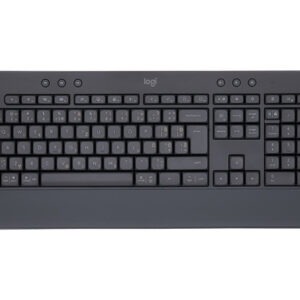 Tipkovnica Logitech K650 Signature, Wireless, USB, grafitna, SLO g.