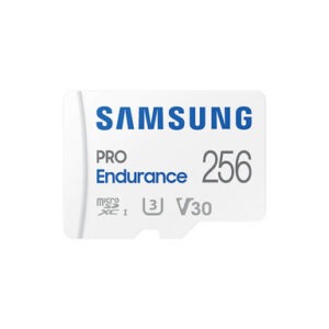 Spominska kartica Samsung PRO Endurance, micro SDXC, 256GB, U3, V30, UHS-I, z SD adapterjem