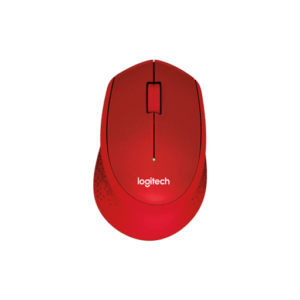 Miška Logitech M330 Silent Plus, rdeča