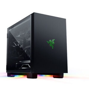 Računalniško ohišje Razer Tomahawk Mini-ITX, aluminij, kaljeno steklo