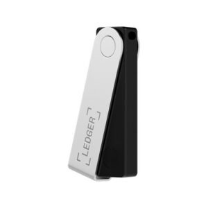 Ledger Nano X, denarnica za Bitcoin in druge kriptovalute, Bluetooth, USB, črna