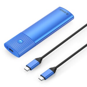 Zunanje ohišje za M.2 NVMe 2230-2280 v USB 3.2 Gen2 Type-C, aluminij, modro, ORICO PWM2-G2
