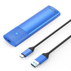 Zunanje ohišje za M.2 SATA 2230-2280 v USB 3.2 Gen1 Type-C, 5Gbps, aluminij, modro, ORICO PWM2