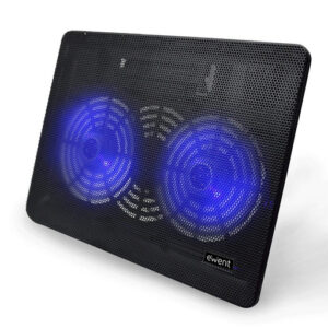 Hladilno stojalo za prenosnik do 17", 2x tih ventilator, Ewent EW1256