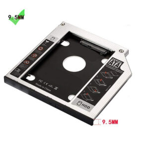 Adapter za SSD/HDD v 9,5mm DVD režo, SATA3, aluminij, Ewent EW7003