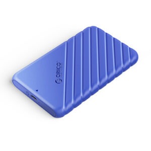Zunanje ohišje za 2,5'' HDD/SSD, USB-C 3.1 UASP v SATA3, tool-free, modro, ORICO 25PW1C-C3