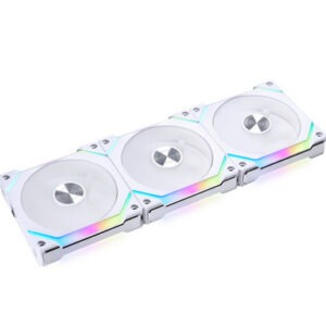Ventilator za ohišje Lian Li UNI FAN SL120 V2 RGB PWM 120mm, 3 Pack + kontroler, bel