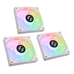 Ventilator za ohišje Lian Li ST120 RGB PWM 120mm, 3 Pack + kontroler , bel