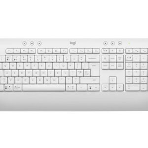 Tipkovnica Logitech K650 Signature, Wireless, USB, White, SLO g.
