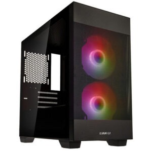Računalniško ohišje Lian Li LANCOOL 205M Mesh, Micro-ATX, kaljeno steklo, črno