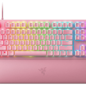 Tipkovnica Razer Huntsman V2 Tenkeyless, linearna optična stikala, roza, US SLO g.