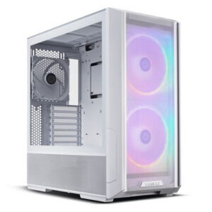 Računalniško ohišje ATX Lian Li LANCOOL 216, Midi-Tower, ARGB, kaljeno steklo, belo