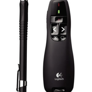 Presenter Logitech R400, brezžičen, USB, rdeč laser
