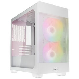 Računalniško ohišje Lian Li LANCOOL 205M Mesh, Micro-ATX, kaljeno steklo, belo