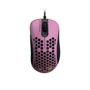 Miška UVI LUST GallaSandalla Pink Edition, RGB, 16.000 DPI, roza, USB