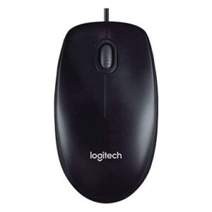 Miška Logitech M90, USB, črna