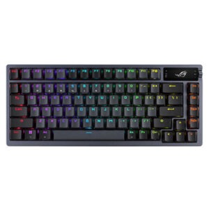 Tipkovnica ASUS ROG Azoth Wireless, ROG NX Red, PBT, OLED, RGB, USB, US