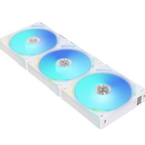 Ventilator za ohišje Lian Li UNI FAN AL120 V2 RGB PWM 120mm, 3 Pack + Kontroler, bel