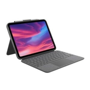 Ovitek s tipkovnico Logitech Combo Touch za iPad (10th gen.), siv, Slo g.