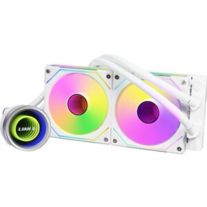 Komplet za tekočinsko hlajenje AIO Liquid Cooler Lian Li GALAHAD II Trinity 240 SL-INF, ARGB, bel