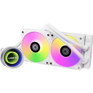 Komplet za tekočinsko hlajenje AIO Liquid Cooler Lian Li GALAHAD II Trinity 240, ARGB, bel