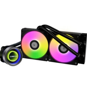 Komplet za tekočinsko hlajenje AIO Liquid Cooler Lian Li GALAHAD II Trinity 240, ARGB, črn