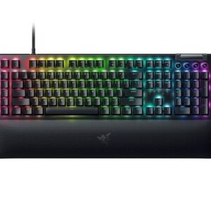 Tipkovnica Razer BlackWidow V4, zelena stikala, US SLO g.