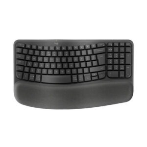 Tipkovnica Logitech Wave Keys Wireless, grafitna, SLO g.