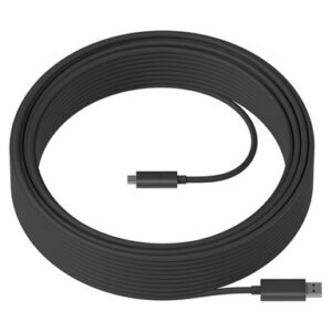 Kabel Logitech Strong, USB 3.2, 25m, grafit