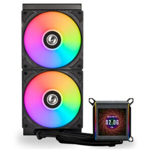 Komplet za tekočinsko hlajenje AIO Liquid Cooler Lian Li GALAHAD II LCD 280, ARGB, črn
