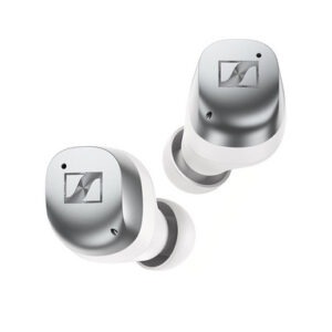 Slušalke Sennheiser MOMENTUM True Wireless 4, In-Ear, ANC, bele/srebrne