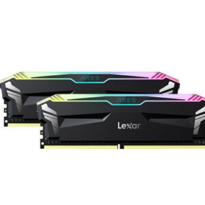 RAM DDR4 32GB Kit (2x 16GB) PC4-28800 3600MT/s CL18 1.35V, XMP, Lexar ARES RGB, črn