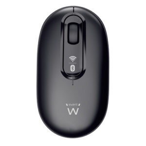 Miška Ewent Dual-Connect Wireless, 1200dpi, Bluetooth, USB, črna