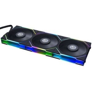 Ventilator za ohišje Lian Li UNI FAN TL 120, ARGB, PWM, 120mm, 3 Pack + Controller, črn