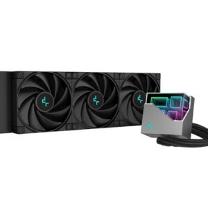 Komplet za tekočinsko hlajenje AIO Liquid Cooler DeepCool LT720, 360mm, RGB, črn