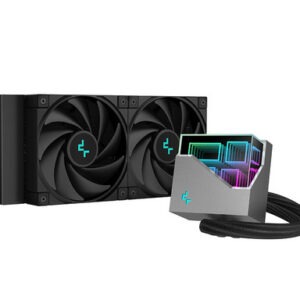 Komplet za tekočinsko hlajenje AIO Liquid Cooler DeepCool LT520, 240mm, RGB, črn
