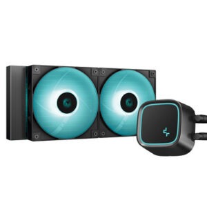 Komplet za tekočinsko hlajenje AIO Liquid Cooler DeepCool LE500 Marrs, 240mm, LED, črn