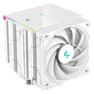 Hladilnik za procesor DeepCool AK620 DIGITAL, ARGB, 2x 120mm, 260W TDP, bel