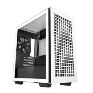 Računalniško ohišje DeepCool CH370 WH, Micro-ATX, kaljeno steklo, belo