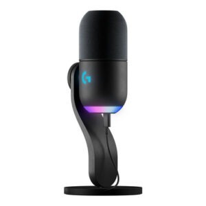 Mikrofon Logitech Yeti GX, LIGHTSYNC RGB, Gaming, USB, črn