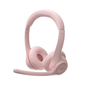 Slušalke Logitech Zone 300, Bluetooth, roza
