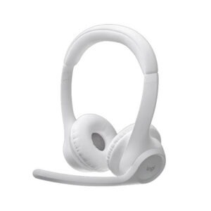 Slušalke Logitech Zone 300, Bluetooth, bele