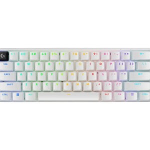 Tipkovnica Logitech PRO X 60 LIGHTSPEED Wireless, Tactile, bela,  SLO. t.