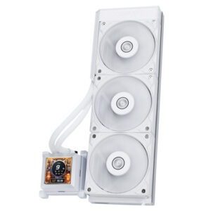 Komplet za tekočinsko hlajenje AIO Liquid Cooler Lian Li HydroShift LCD 360S, bel