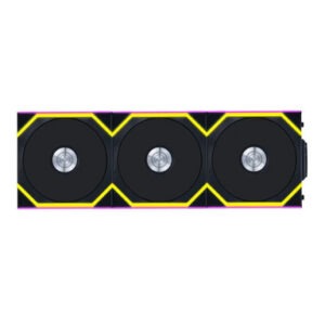 Ventilator za ohišje Lian Li UNI FAN SL Wireless 120 ARGB PWM 120mm, 3 Pack + kontroller, črn